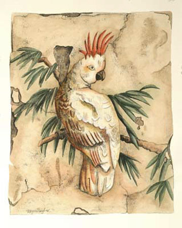 Cockatoo Fresco II Print Cockatoo Fresco II Print