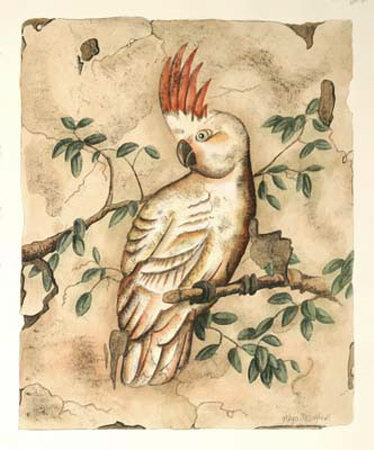 Cockatoo Fresco I Print Cockatoo Fresco I Print
