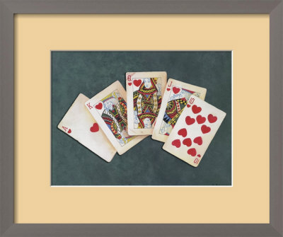 Royal Flush Framed Print Royal Flush Framed Print