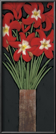 Red Hot Lilies Framed Print Red Hot Lilies Framed Print