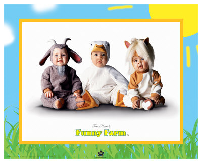Funy Farm II Giclee Print Funy Farm II Giclee Print