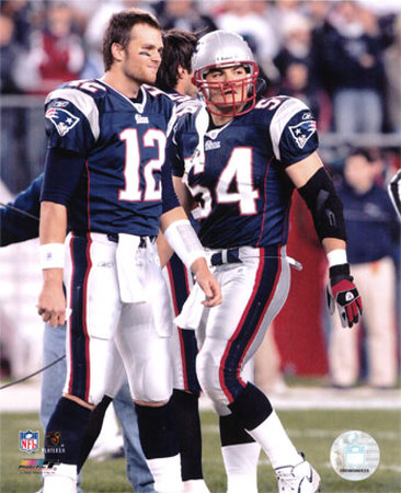 Tom Brady and Tedy Bruschi Photograph Tom Brady and Tedy Bruschi Photograph