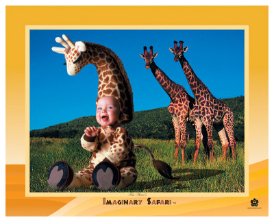 Giraffe Giclee Print Giraffe Giclee Print