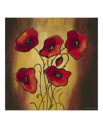 Red Poppies 1 Giclee Print Red Poppies 1 Giclee Print