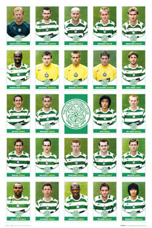 Celctic Squad 2005-2006 Poster Celctic Squad 2005-2006 Poster