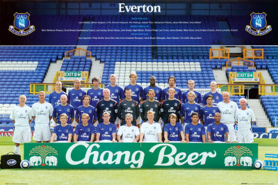 Everton Team Photo 2005-2006 Poster Everton Team Photo 2005-2006 Poster