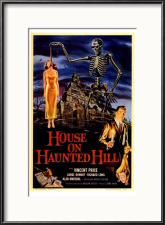 House on Haunted Hill Framed Print House on Haunted Hill Framed Print