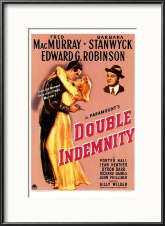 Double Indemnity Framed Print Double Indemnity Framed Print