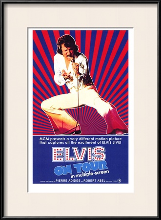 Elvis On Tour Framed Print Elvis On Tour Framed Print