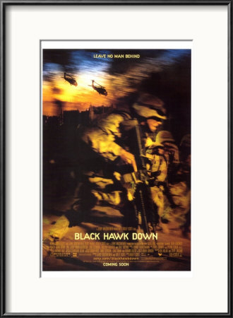Black Hawk Down Framed Print Black Hawk Down Framed Print