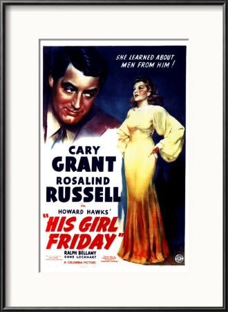 His Girl Friday Framed Print His Girl Friday Framed Print
