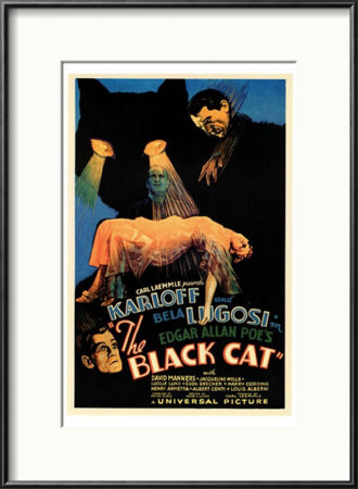 Black Cat, The Framed Print Black Cat, The Framed Print