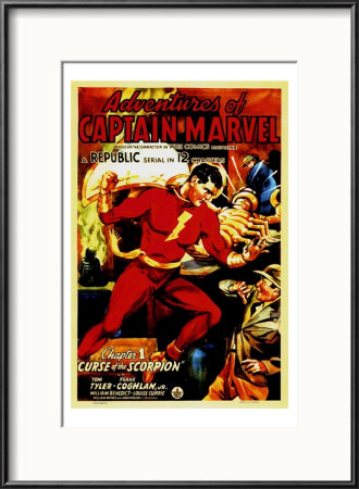 Adventures of Captain Marvel Framed Print Adventures of Captain Marvel Framed Print