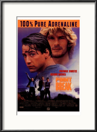 Point Break Framed Print Point Break Framed Print