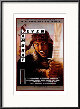 Seven Samurai Framed Print Seven Samurai Framed Print