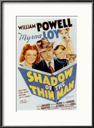 Shadow of the Thin Man Framed Print Shadow of the Thin Man Framed Print