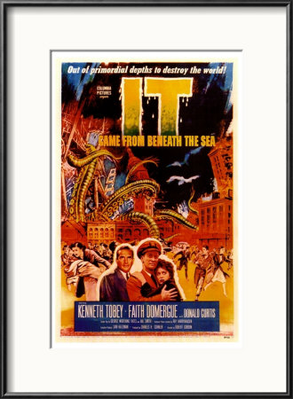 It Came from Beneath the Sea Framed Print It Came from Beneath the Sea Framed Print
