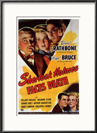 Sherlock Holmes Faces Death Framed Print Sherlock Holmes Faces Death Framed Print