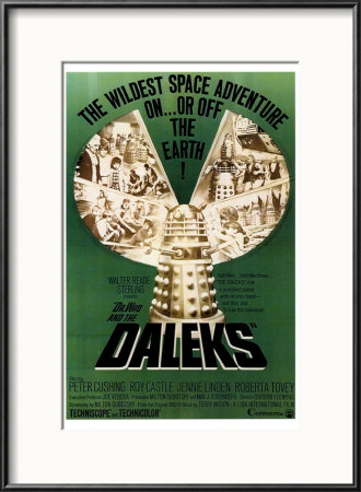 Dr. Who and the Daleks Framed Print Dr. Who and the Daleks Framed Print