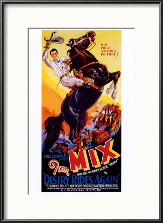 Destry Rides Again Framed Print Destry Rides Again Framed Print