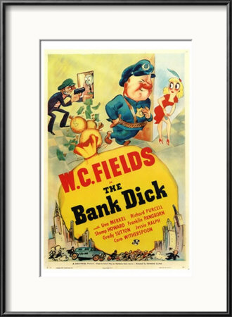 Bank Dick Framed Print Bank Dick Framed Print