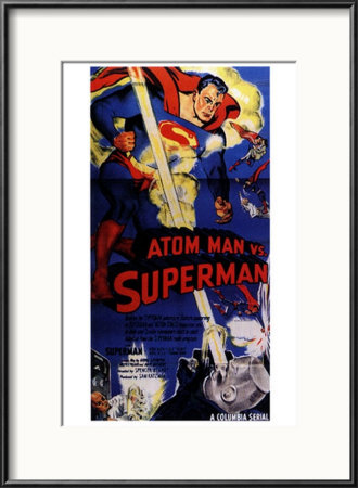 Atom Man Vs. Superman (1950) Framed Print Atom Man Vs. Superman (1950) Framed Print