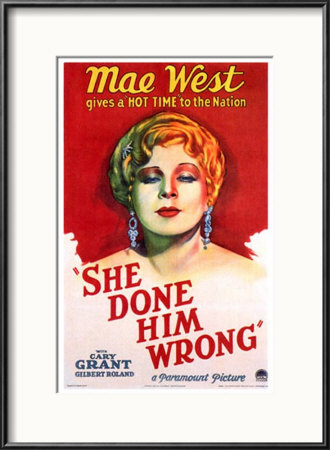 She Done Him Wrong Framed Print She Done Him Wrong Framed Print