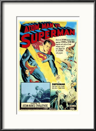 Atom Man Vs. Superman (1950) Framed Print Atom Man Vs. Superman (1950) Framed Print
