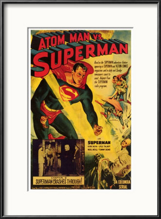 Atom Man Vs. Superman (1950) Framed Print Atom Man Vs. Superman (1950) Framed Print