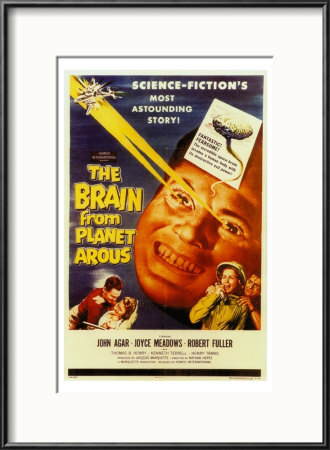 The Brain from Planet Arous Framed Print The Brain from Planet Arous Framed Print
