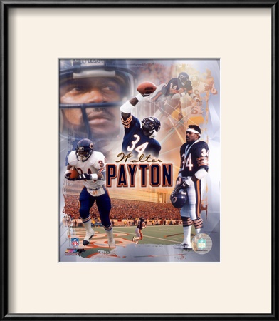 Walter Payton "Legends" Composite Framed Print Walter Payton "Legends" Composite Framed Print