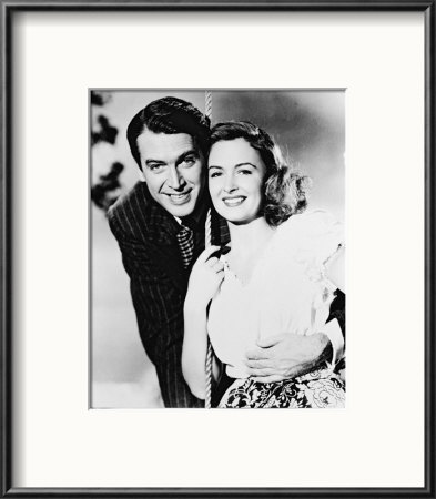 James Stewart & Donna Reed Framed Print James Stewart & Donna Reed Framed Print