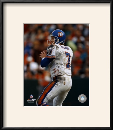 John Elway - Old Uniform - ©Photofile Framed Print John Elway - Old Uniform - ©Photofile Framed Print