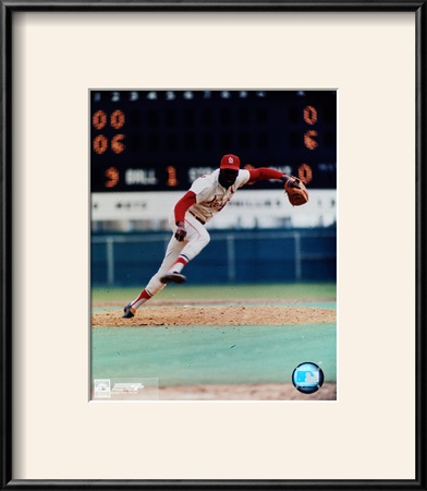Bob Gibson - Pitching action Framed Print Bob Gibson - Pitching action Framed Print