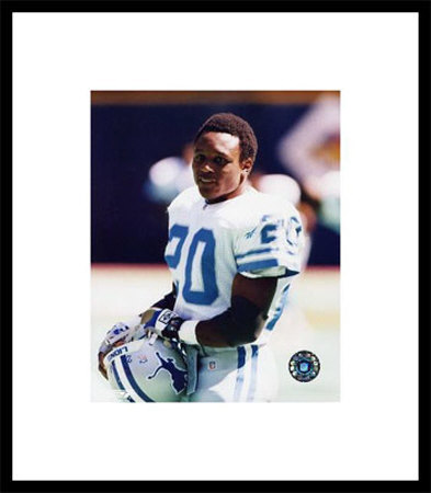 Barry Sanders - On Sidelines Framed Print Barry Sanders - On Sidelines Framed Print