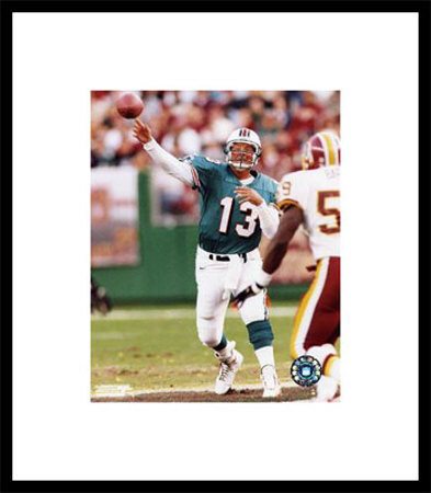 Dan Marino - Passing Action Framed Print Dan Marino - Passing Action Framed Print