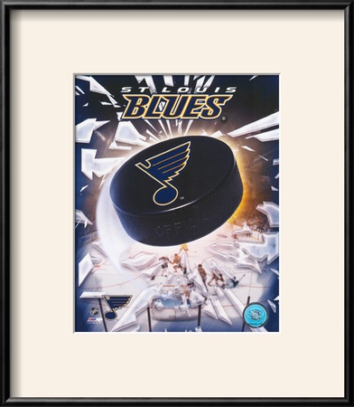 St.Louis Blues 2005 - Logo / Puck Framed Print St.Louis Blues 2005 - Logo / Puck Framed Print
