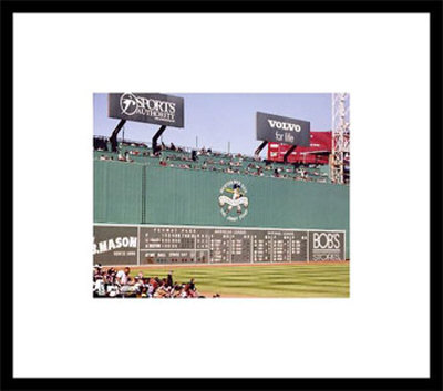 The Green Monster - Fenway Park Framed Print The Green Monster - Fenway Park Framed Print