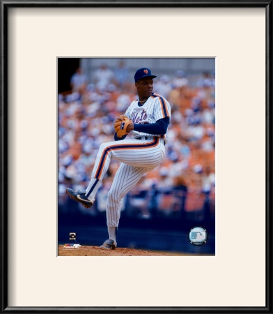 Dwight Gooden - Pitching Action Framed Print Dwight Gooden - Pitching Action Framed Print