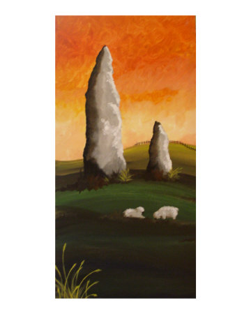 Standing Stones Giclee Print Standing Stones Giclee Print