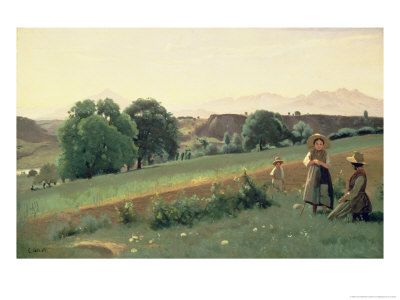 Landscape at Mornex Haute-Savoie