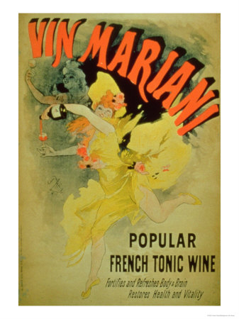 Poster Advertising "Mariani Wine, Popular French Tonic Wine" Giclee Print Poster Advertising "Mariani Wine, Popular French Tonic Wine" Giclee Print