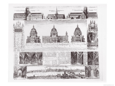 St. Paul's Cathedral Giclee Print St. Paul's Cathedral Giclee Print