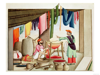 Dyer in India Giclee Print Dyer in India Giclee Print