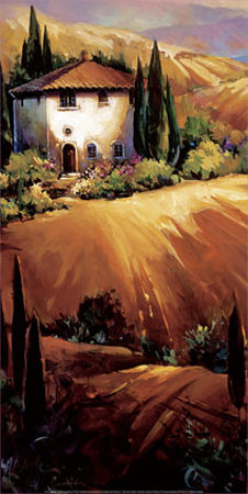 Golden Tuscany Print Golden Tuscany Print