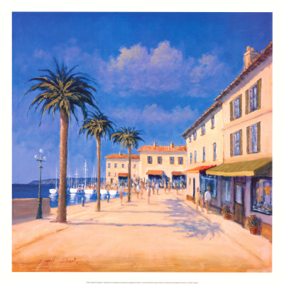 Seaside Promenade II Print Seaside Promenade II Print