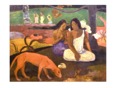 Arearea (Joyousness), c.1892 Print Arearea (Joyousness), c.1892 Print