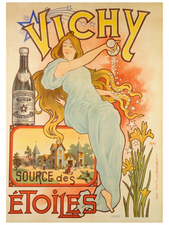 Vichy Etoiles Giclee Print Vichy Etoiles Giclee Print