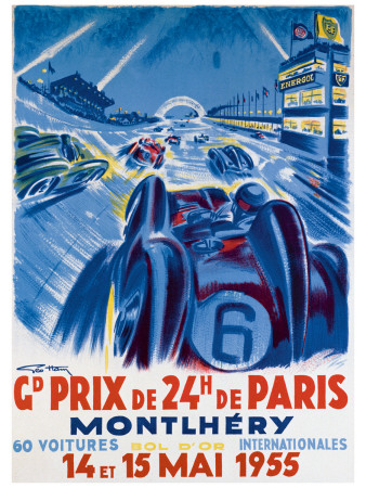 Grand Prix de Montlhery Giclee Print Grand Prix de Montlhery Giclee Print