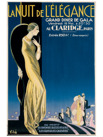 La Nuit de l'Elegance Giclee Print La Nuit de l'Elegance Giclee Print
